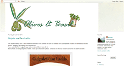 Desktop Screenshot of olivesandbasil.blogspot.com