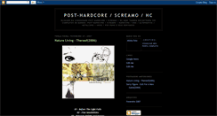 Desktop Screenshot of posthardcorescreamo.blogspot.com