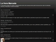 Tablet Screenshot of lahoramarcada.blogspot.com