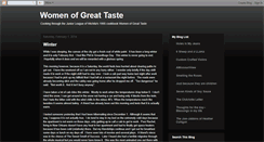 Desktop Screenshot of gail-womenofgreattaste.blogspot.com