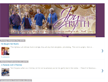 Tablet Screenshot of joyinthetruth.blogspot.com