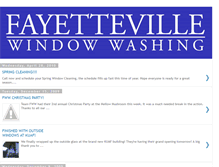 Tablet Screenshot of fayettevillewindowwashing.blogspot.com