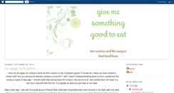 Desktop Screenshot of givemesomethinggoodtoeat.blogspot.com