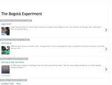 Tablet Screenshot of bogotaexperiment.blogspot.com