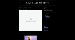 Desktop Screenshot of melsblackthoughts.blogspot.com