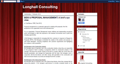 Desktop Screenshot of longhallconsulting.blogspot.com