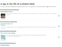 Tablet Screenshot of adayinthelifeofakitchenbitch.blogspot.com