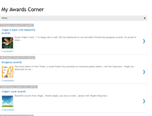 Tablet Screenshot of myawardscorner.blogspot.com