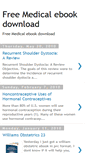 Mobile Screenshot of medical-ebook-download.blogspot.com