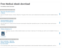 Tablet Screenshot of medical-ebook-download.blogspot.com