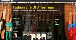 Desktop Screenshot of fashionlifeofateenager.blogspot.com