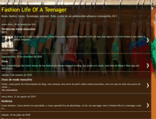 Tablet Screenshot of fashionlifeofateenager.blogspot.com