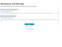 Tablet Screenshot of menopause-marriage.blogspot.com