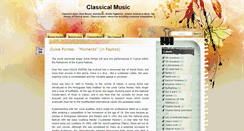 Desktop Screenshot of classical-music-period.blogspot.com
