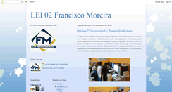 Desktop Screenshot of lei02franciscomoreira.blogspot.com