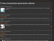 Tablet Screenshot of meuinconscienteescrevendoroteiros.blogspot.com