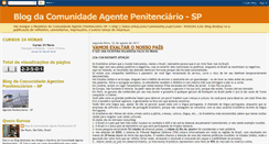 Desktop Screenshot of blogagentepenitenciariosp.blogspot.com