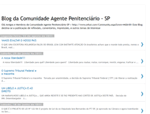 Tablet Screenshot of blogagentepenitenciariosp.blogspot.com