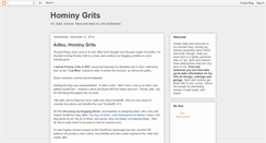 Desktop Screenshot of hominygrits.blogspot.com