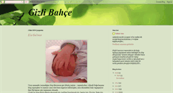 Desktop Screenshot of benimgizlibahcem.blogspot.com