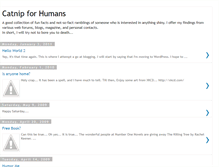 Tablet Screenshot of catnipforhumans.blogspot.com