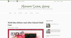 Desktop Screenshot of mommystayshome.blogspot.com