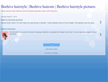 Tablet Screenshot of beehivehairstyle.blogspot.com