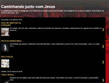 Tablet Screenshot of caminhandojuntocomjesus.blogspot.com