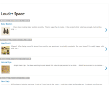 Tablet Screenshot of louderspace.blogspot.com