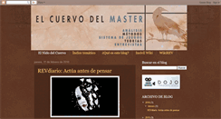 Desktop Screenshot of elcuervodelmaster.blogspot.com