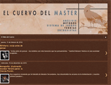 Tablet Screenshot of elcuervodelmaster.blogspot.com