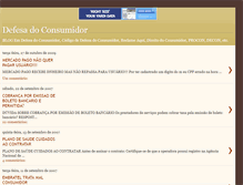 Tablet Screenshot of emdefesadoconsumidor.blogspot.com