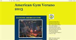 Desktop Screenshot of americangymfitnessclub.blogspot.com