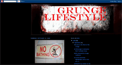 Desktop Screenshot of grungelife-lisof.blogspot.com