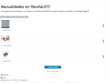 Tablet Screenshot of manualidadesenfibrofcil.blogspot.com
