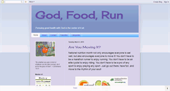 Desktop Screenshot of godfoodrun.blogspot.com