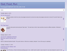 Tablet Screenshot of godfoodrun.blogspot.com