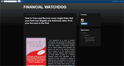 Desktop Screenshot of financialwatchdog.blogspot.com