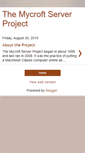 Mobile Screenshot of mycroftserverproject.blogspot.com