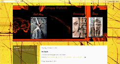 Desktop Screenshot of moniquewrites.blogspot.com