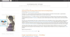 Desktop Screenshot of catholicsview.blogspot.com