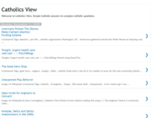 Tablet Screenshot of catholicsview.blogspot.com