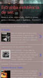 Mobile Screenshot of estranhaexistenciadeser.blogspot.com