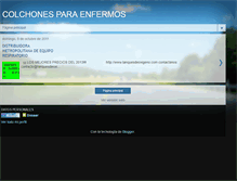 Tablet Screenshot of colchonesparaenfermos.blogspot.com