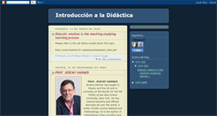 Desktop Screenshot of introduccionaladidactica.blogspot.com