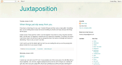 Desktop Screenshot of juxtaposition-mytake.blogspot.com