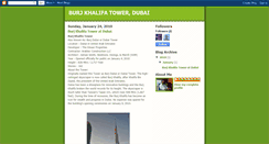 Desktop Screenshot of burjkhalifatowerdubai.blogspot.com