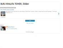 Tablet Screenshot of burjkhalifatowerdubai.blogspot.com