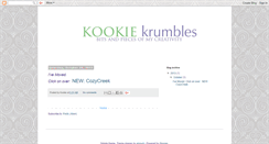 Desktop Screenshot of kookie-krumbles.blogspot.com