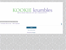 Tablet Screenshot of kookie-krumbles.blogspot.com